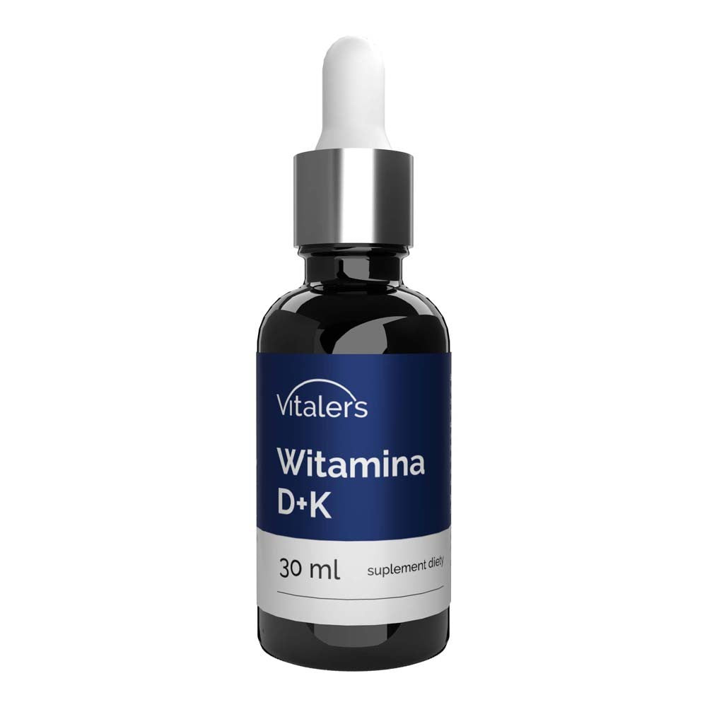 Vitaler's Vitamin D3 2000 IU K2-MK7 75 mcg, kapky - 30 ml