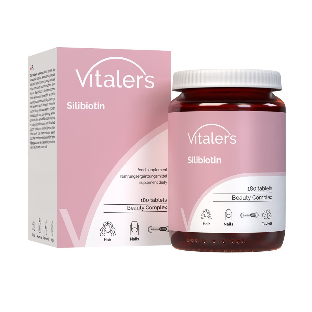 Vitaler's Silibiotin - Vlasy, Kůže, Nehty - 180 tablet