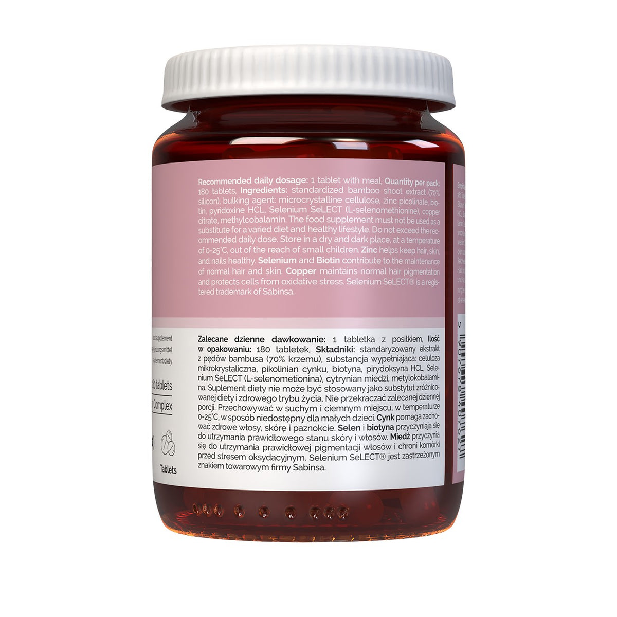 Vitaler's Silibiotin - Vlasy, Kůže, Nehty - 180 tablet