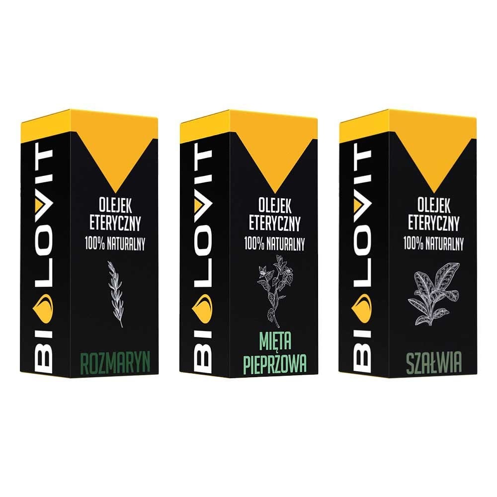 Bilovit Essential Oil Set for Concentration - 3 Pieces