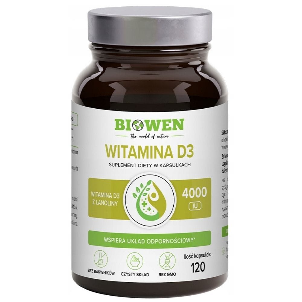 Biowen Vitamin D3 4000 IU - 120 Capsules