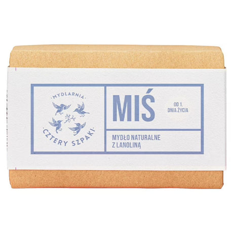 Cztery Szpaki Delicate soap with lanolin Teddy Bear - 110 g