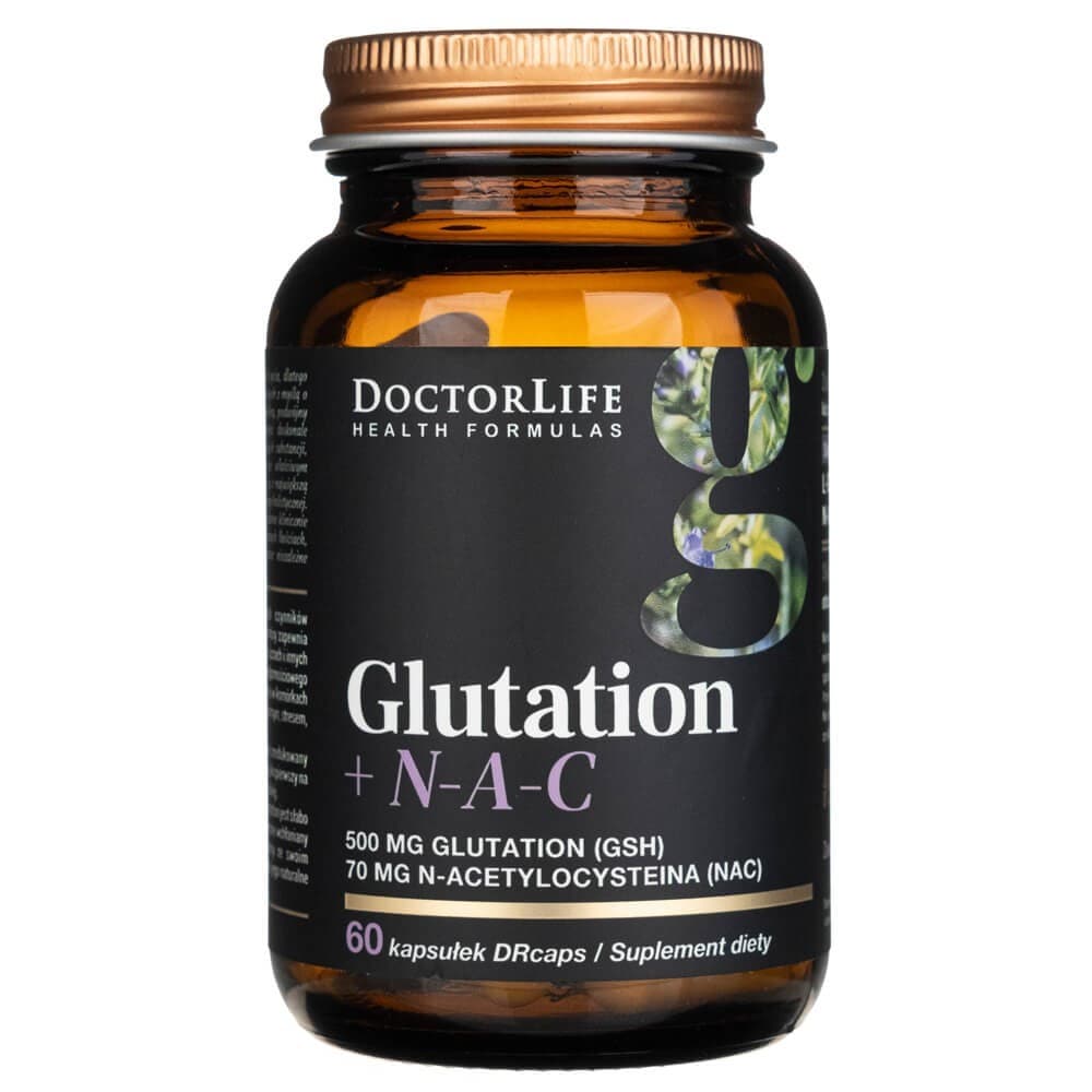 Doctor Life L-Glutathione + N-Acetyl-Cysteine - 60 Capsules