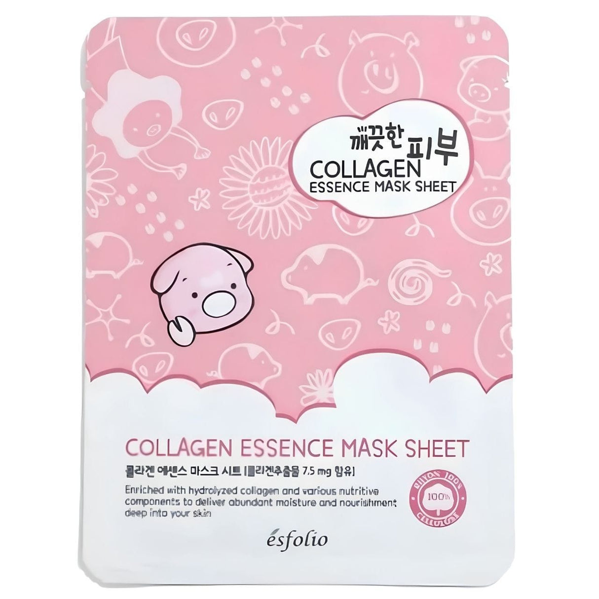 Esfolio Pure Skin Collagen Essence Mask Sheet - 1 Sheet