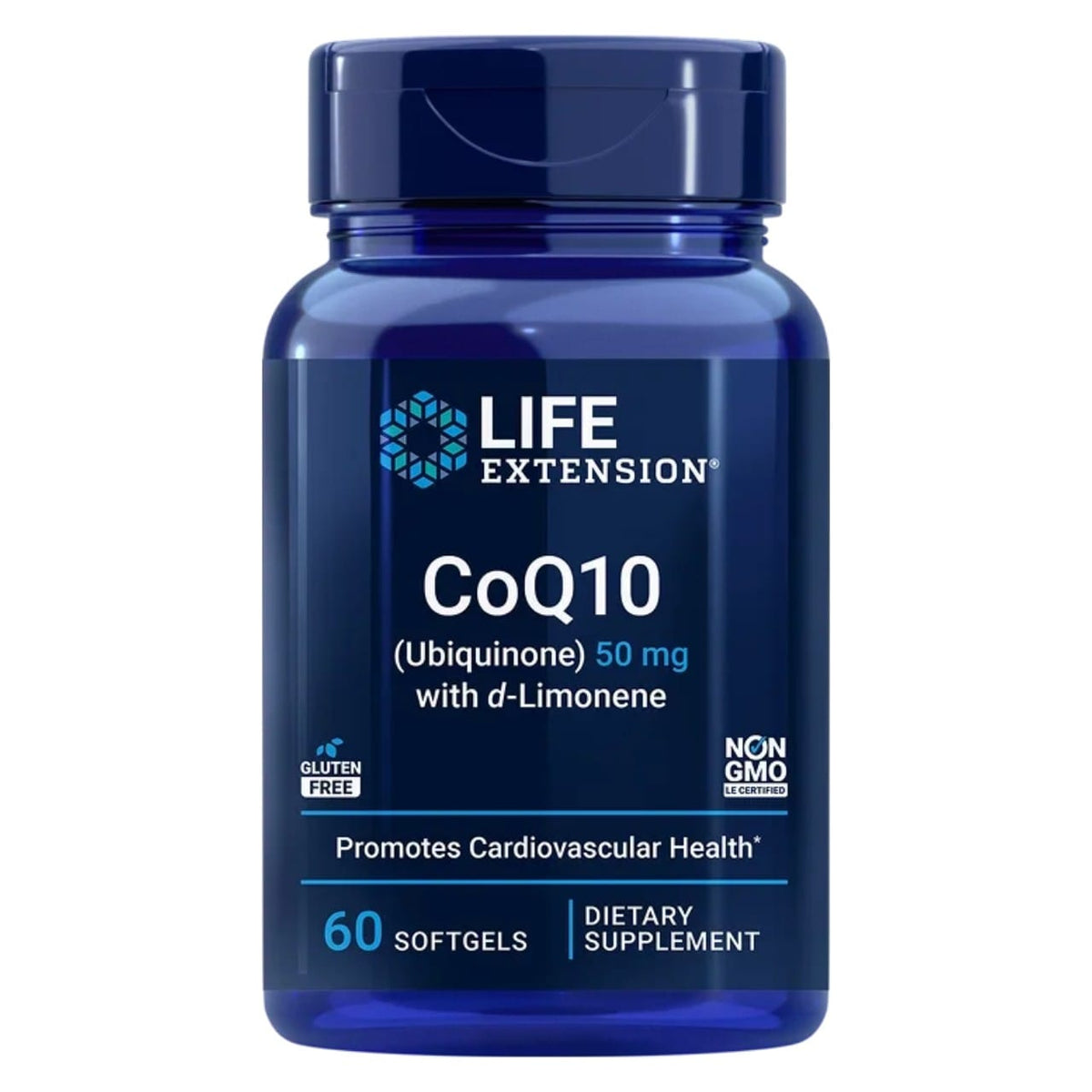 Life Extension CoQ10 100 mg with d-Limonene - 60 Capsules