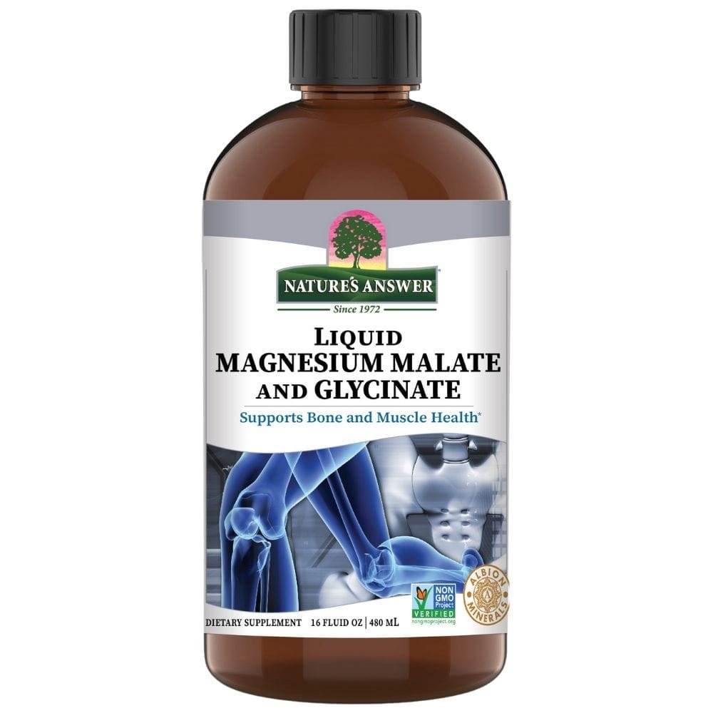 Nature's Answer Liquid Magnesium Malate and Glycinate, Mandarin - 480 ml