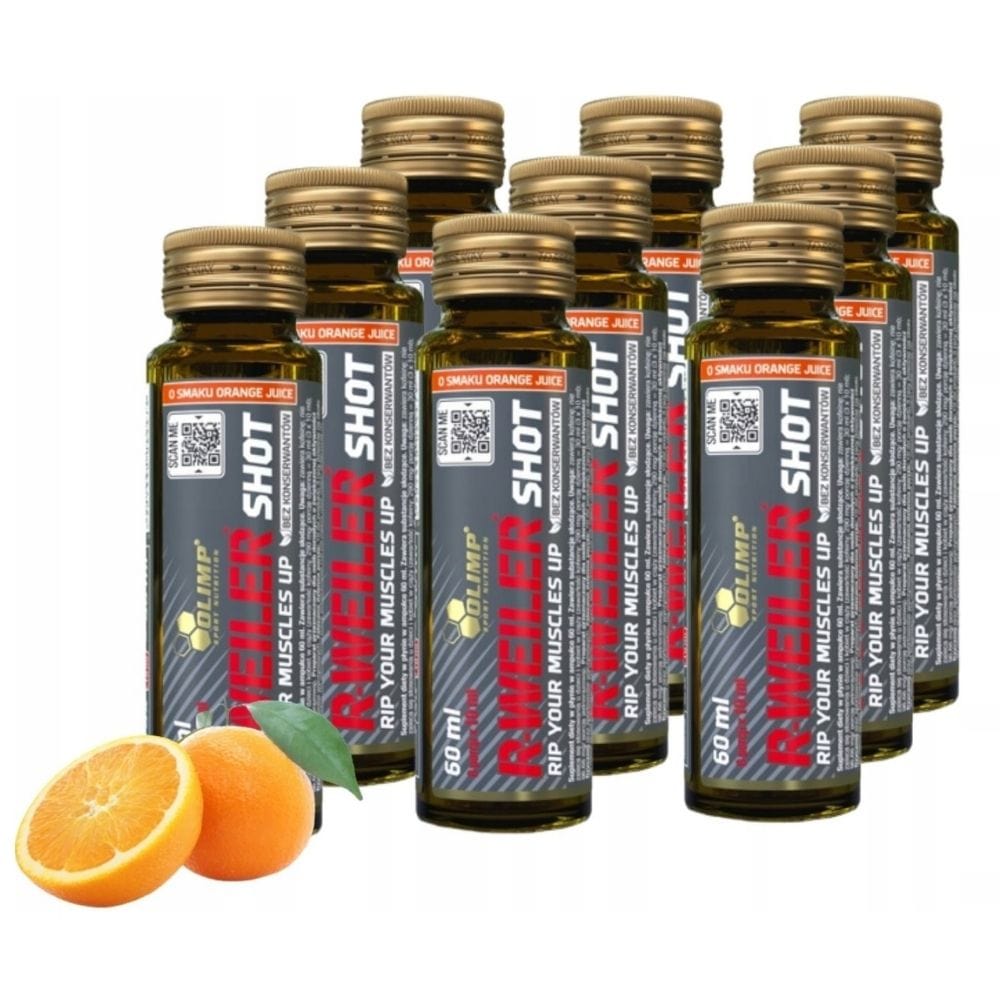 Olimp R-Weiler Pre-Workout Shot, Orange - 9 Pieces