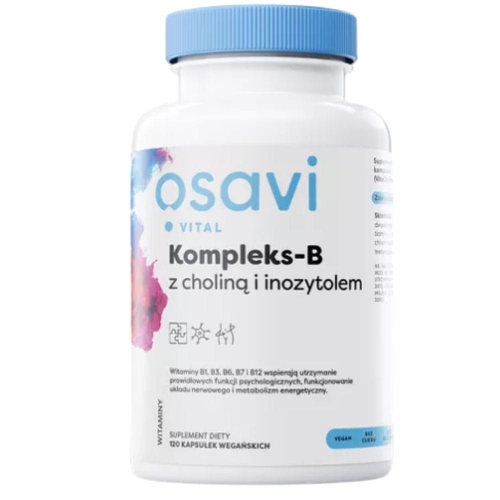 Osavi Complex B with Choline and Inositol - 120 Capsules