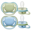 Philips Avent Ultra Air Pacifier, 0-6 Months, Boy - 2 Pieces