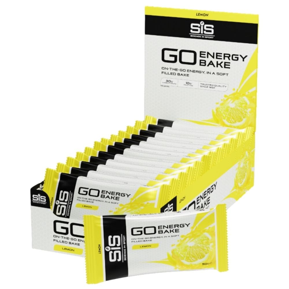 SiS GO Energy Bake Energy Bar, Lemon - 12 Pieces