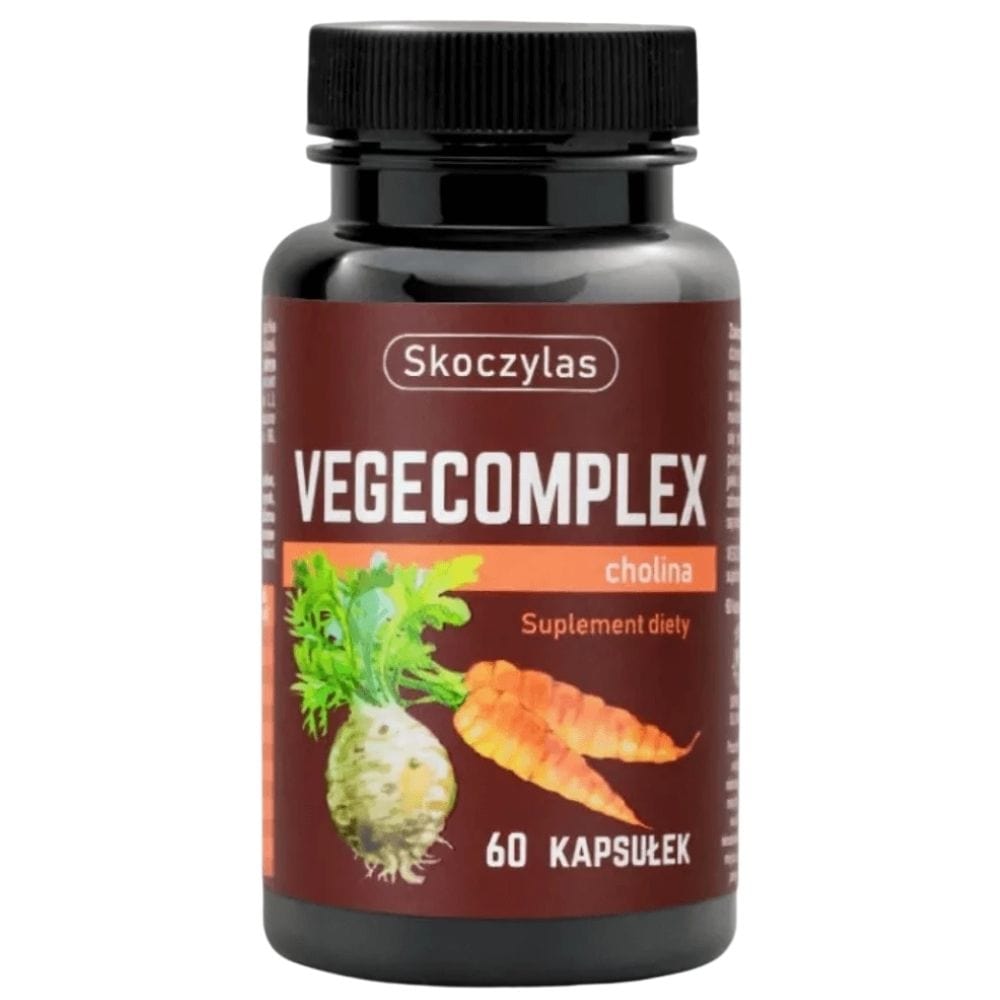Skoczylas VEGECOMPLEX, Choline, Vitamins, Minerals - 60 Capsules