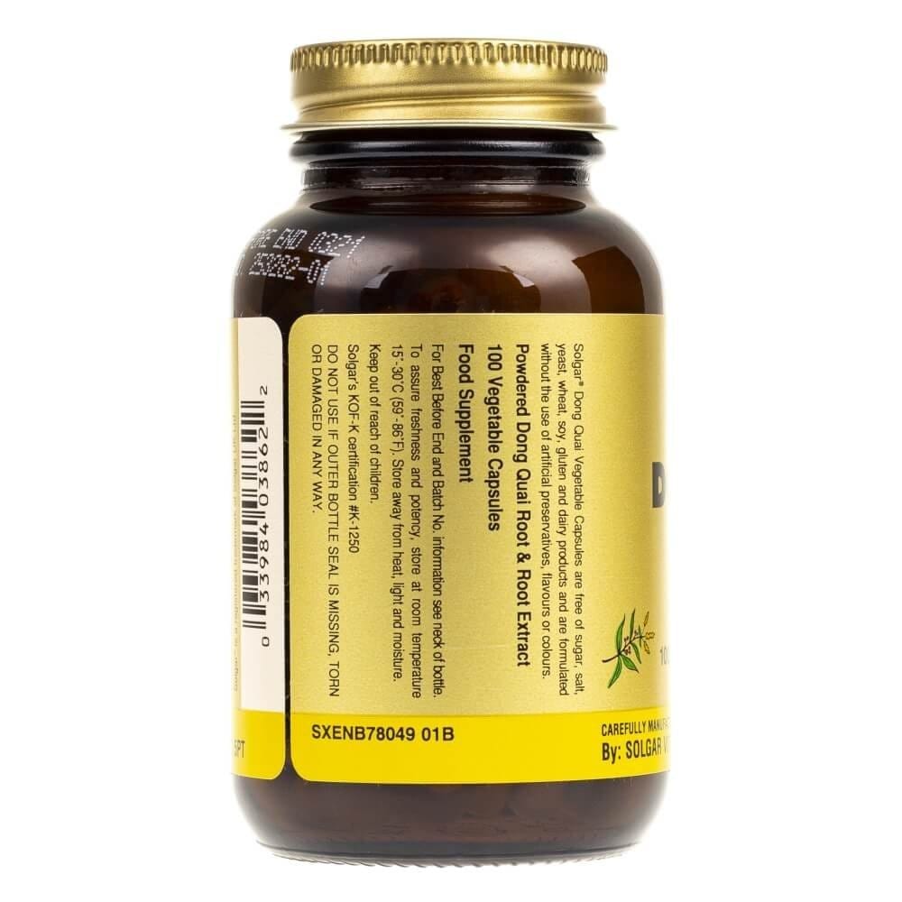 Solgar Dong Quai - 100 Capsules