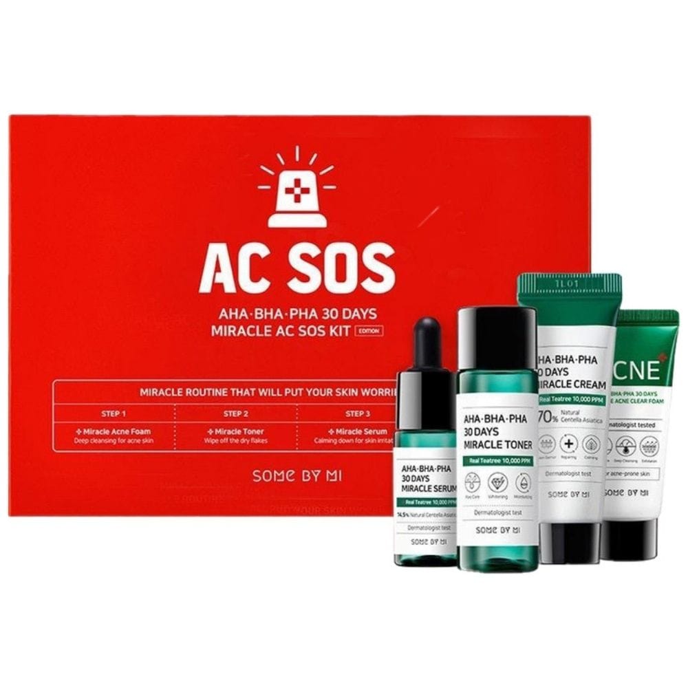 Some By Mi AHA BHA PHA 30 Days Miracle AC SOS - Acne Skin Set