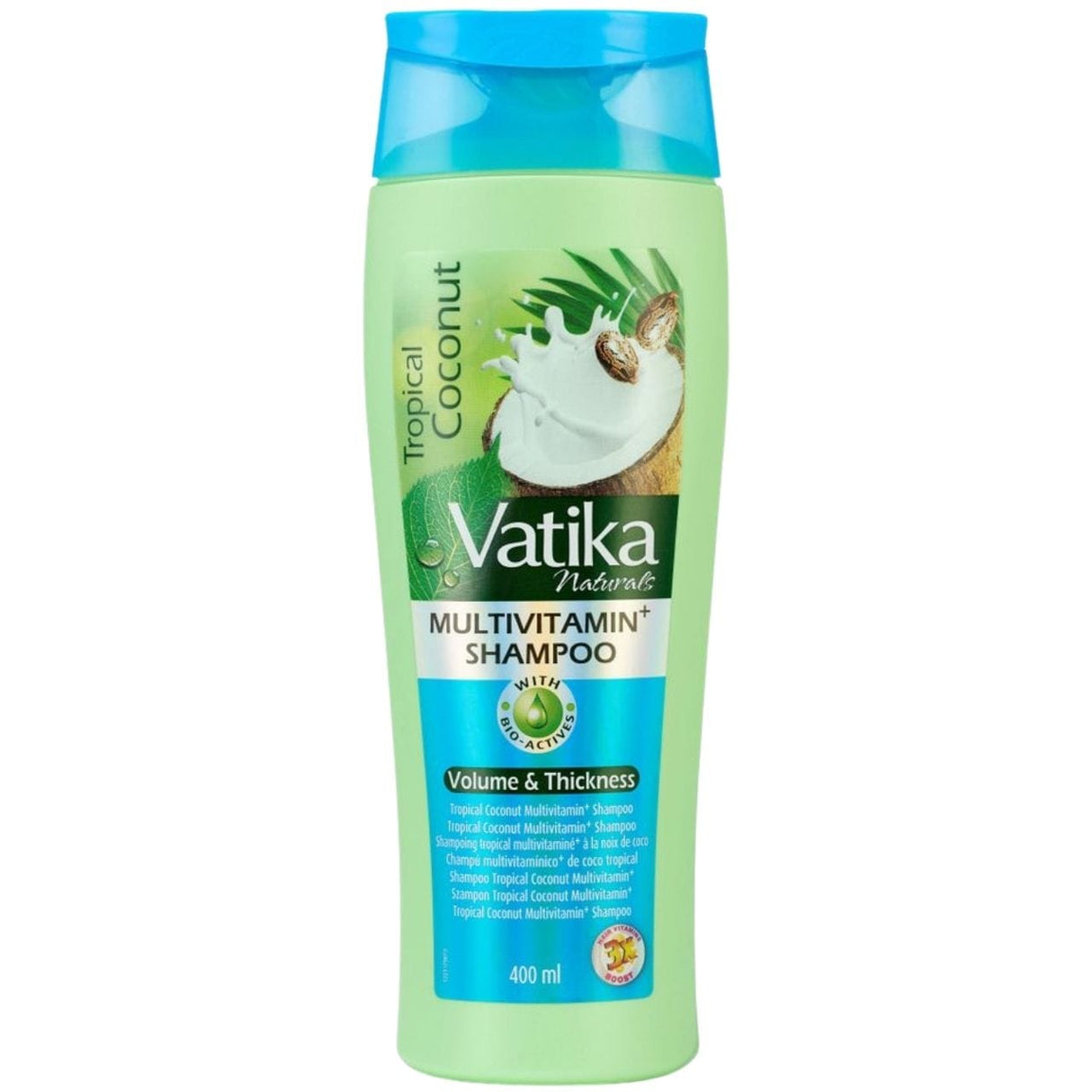 Vatika Tropical Coconut Multivitamin Shine- Enhancing Shampoo with Coconut - 400 ml