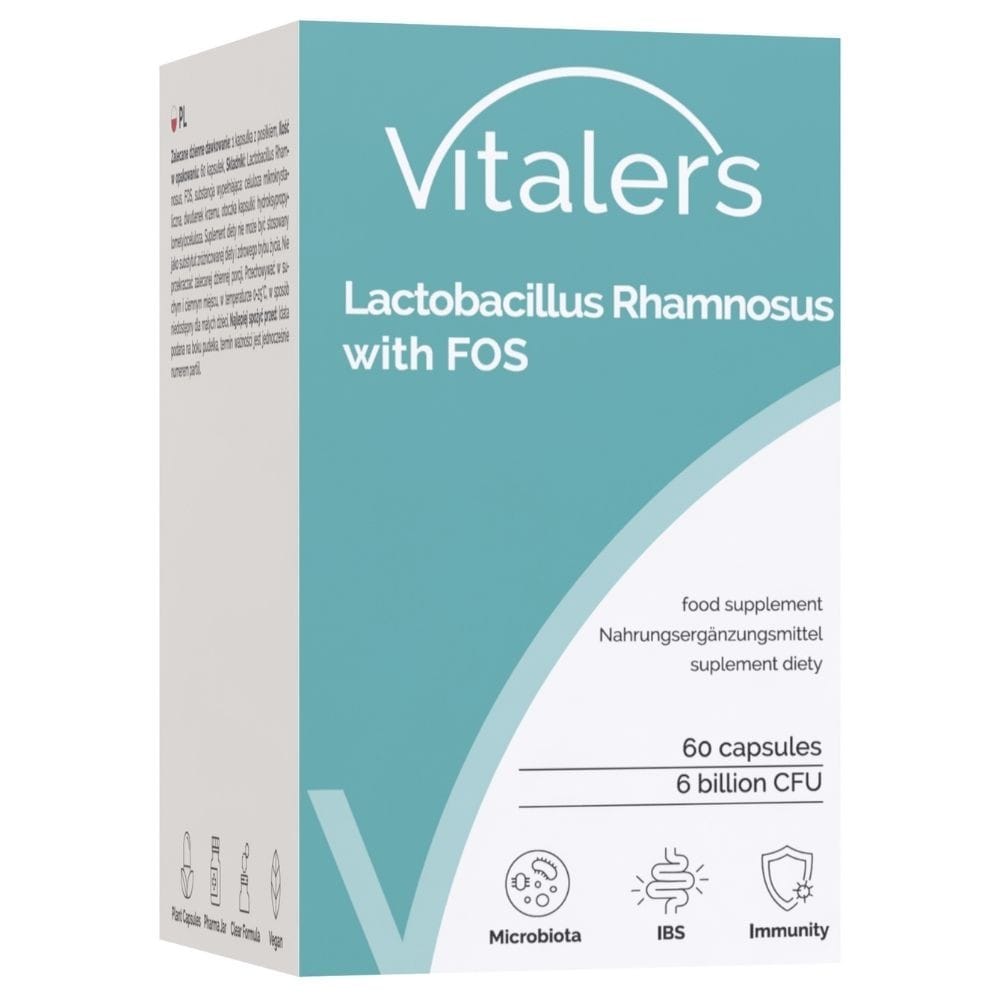 Vitaler's Lactobacillus Rhamnosus with FOS (Probiotic) - 60 Capsules