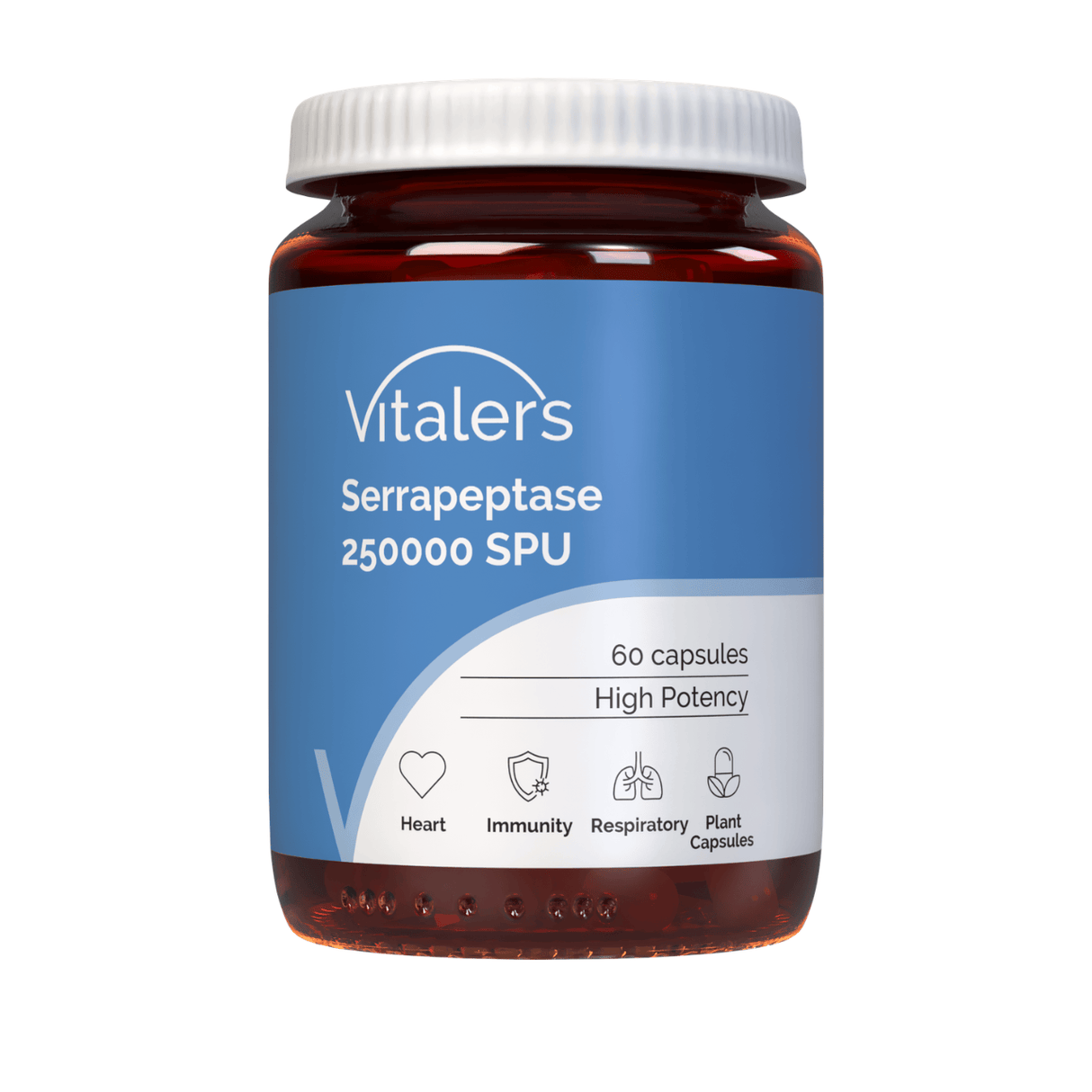 Vitaler's Serrapeptase 250000 SPU - 60 Capsules