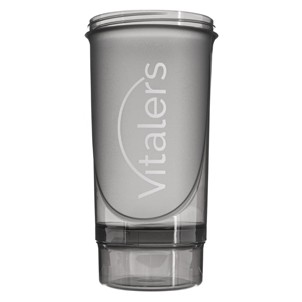 Vitaler's Shaker with Strainer, Black - 500 ml + 150 ml