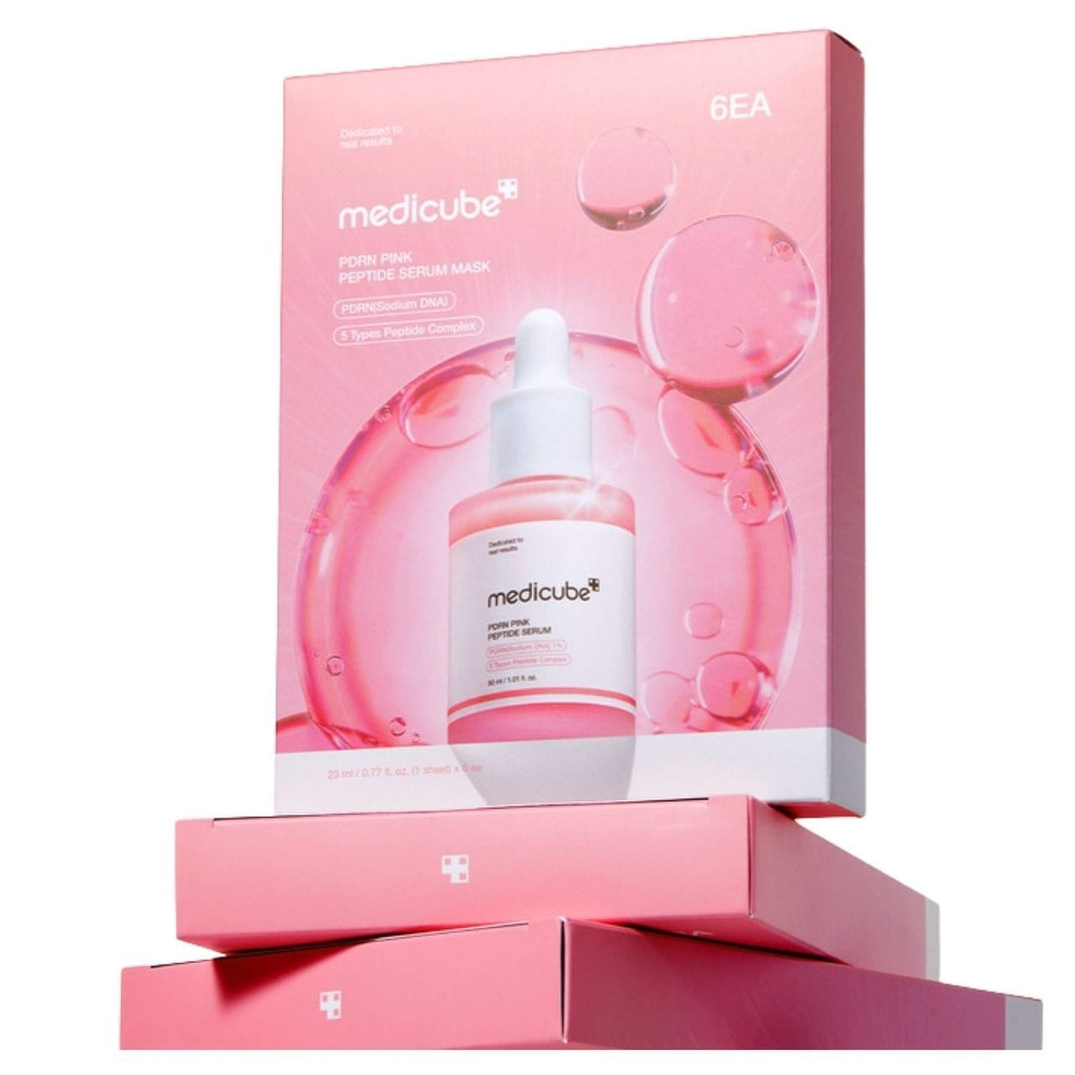 Medicube PDRN Pink Peptide Serum Mask – 6 pleťových masek