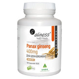 Aliness Panax Ginseng (Korean Ginseng) 400 mg - 100 Capsules