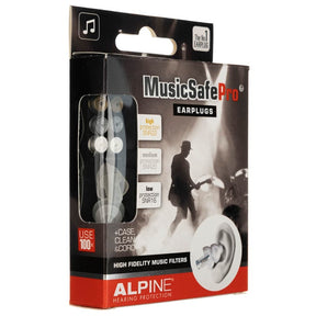 Alpine MusicSafe PRO Earplugs for Musicians - Transparent