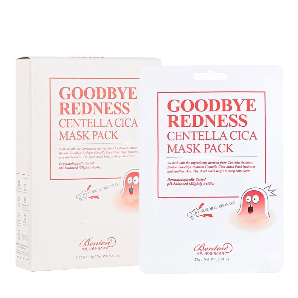 Benton Soothing Goodbye Redness Centella Mask - 10 pieces