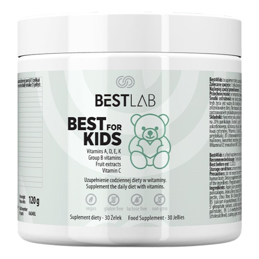BestLab Best For Kids, Jablko - 30 žvýkaček – Medpak