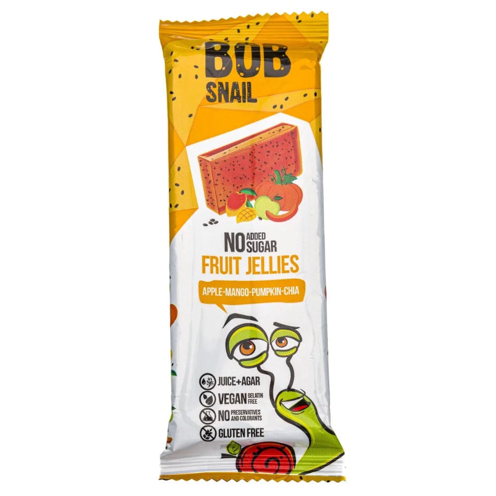 Bob Snail Apple-Mango-Pumpkin-Chia Fruit Jellies with No Added Sugar - 38 g