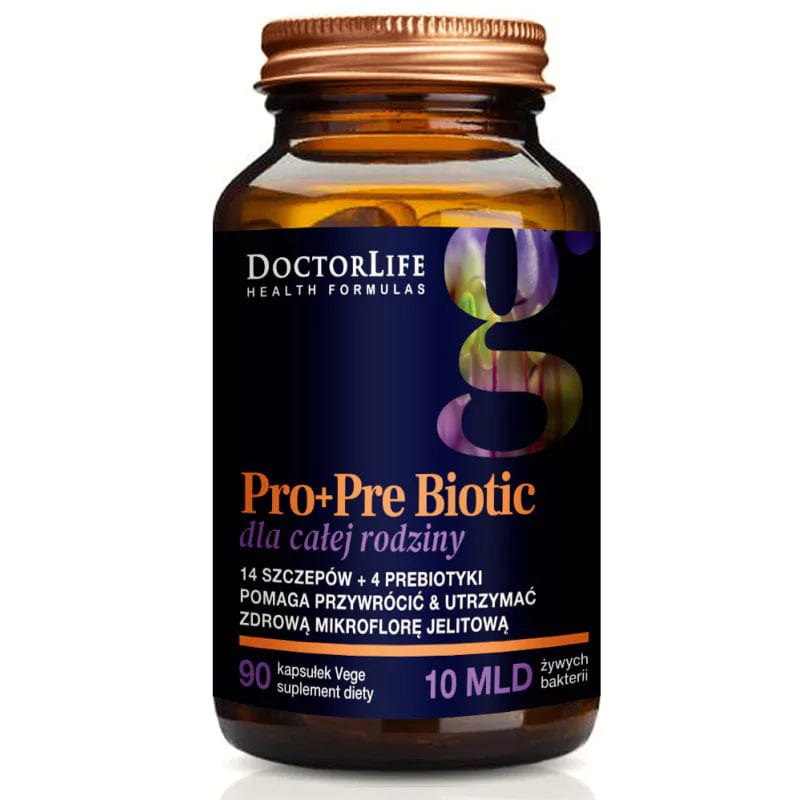 Doctor Life Pro+Pre Biotic for the whole family - 90 Veg Capsules