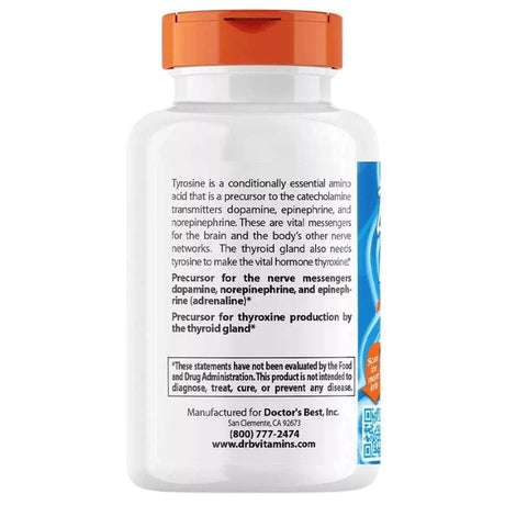 Doctor's Best L-Tyrosine 500 mg - 120 Capsules