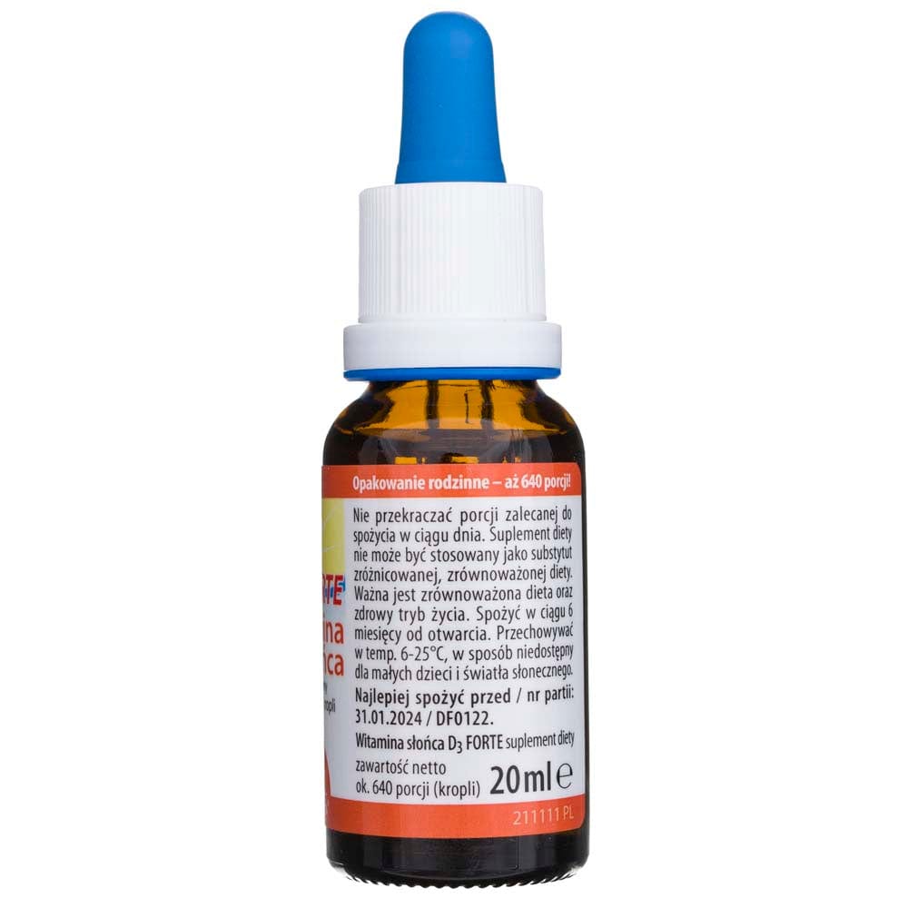 Dr. Jacob's Vitamin D3 FORTE, drops  - 20 ml