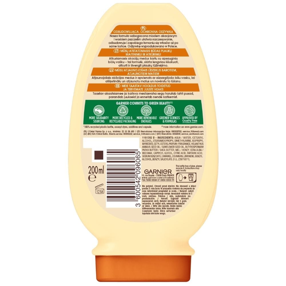 Garnier Botanic Therapy Reconstructive Conditioner with Honey - 200 ml