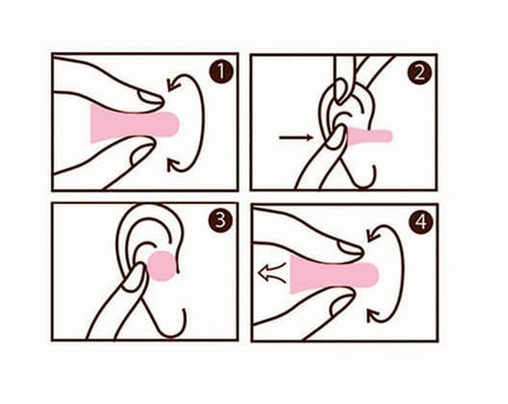 Haspro Multi10 Earplugs Pink - 10 Pairs
