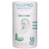 Haspro Tube50 Earplugs Mint - 50 Pairs