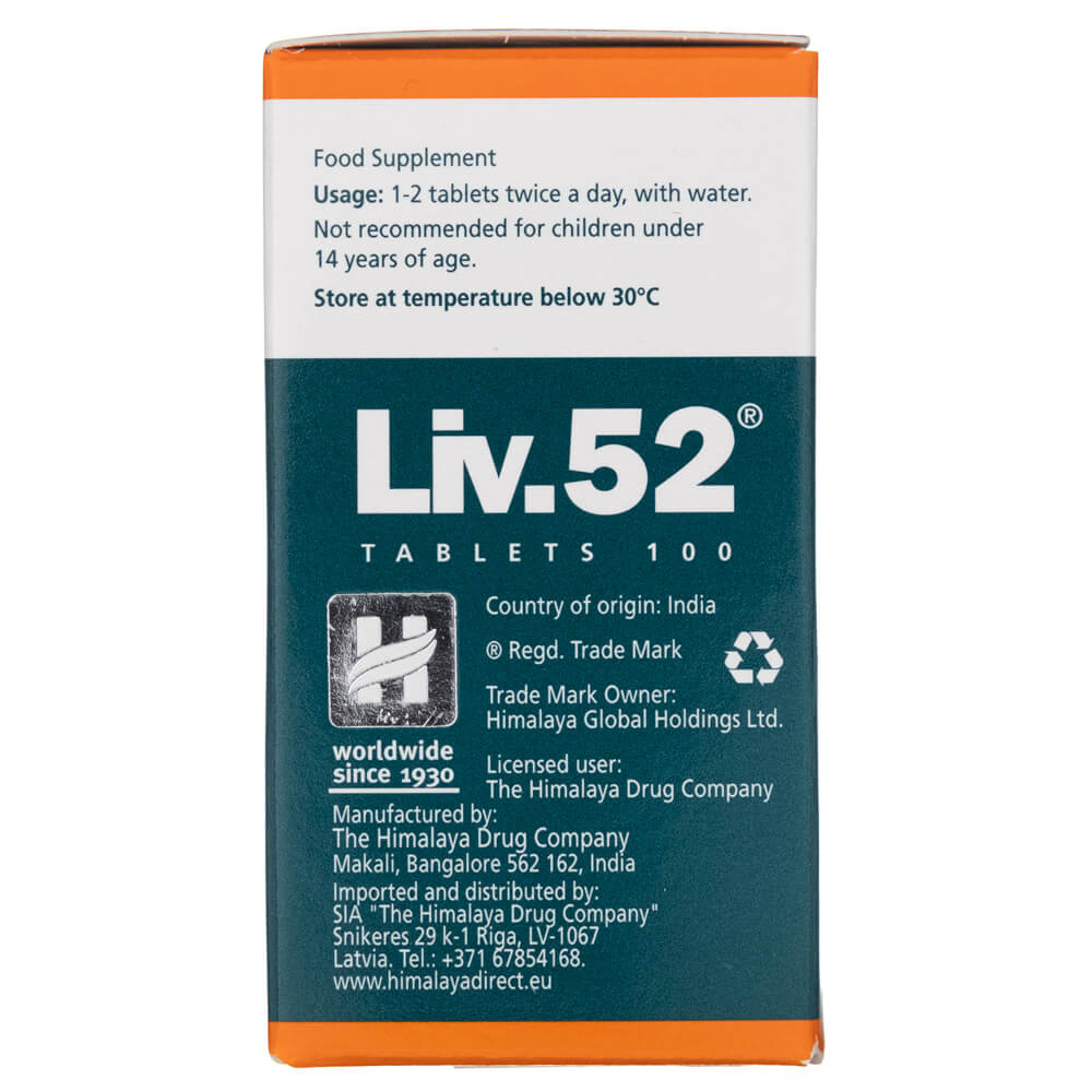 Himalaya Liv 52 - 100 Tablets