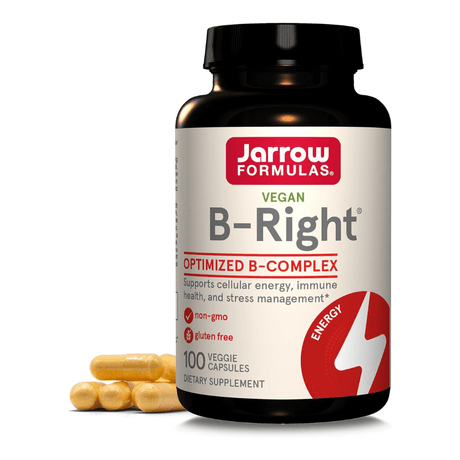 Jarrow Formulas B-Right Optimized B-Complex - 100 Veg Capsules