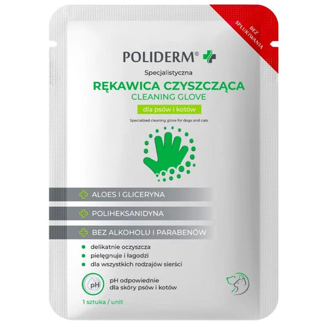 JM Sante Poliderm Specialised Cleaning Glove for Dog and Cat - 1 Piece