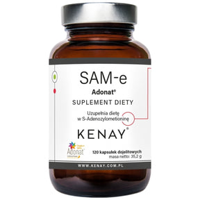 Kenay SAM-e S-Adenosyl-L-Methionine - 120 Capsules