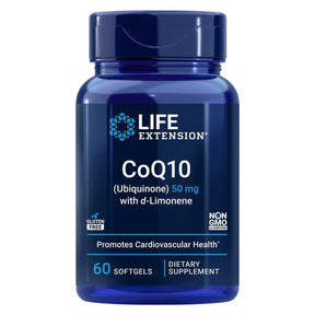 Life Extension CoQ10 100 mg with d-Limonene - 60 Capsules