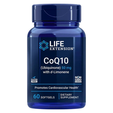 Life Extension CoQ10 100 mg with d-Limonene - 60 Capsules