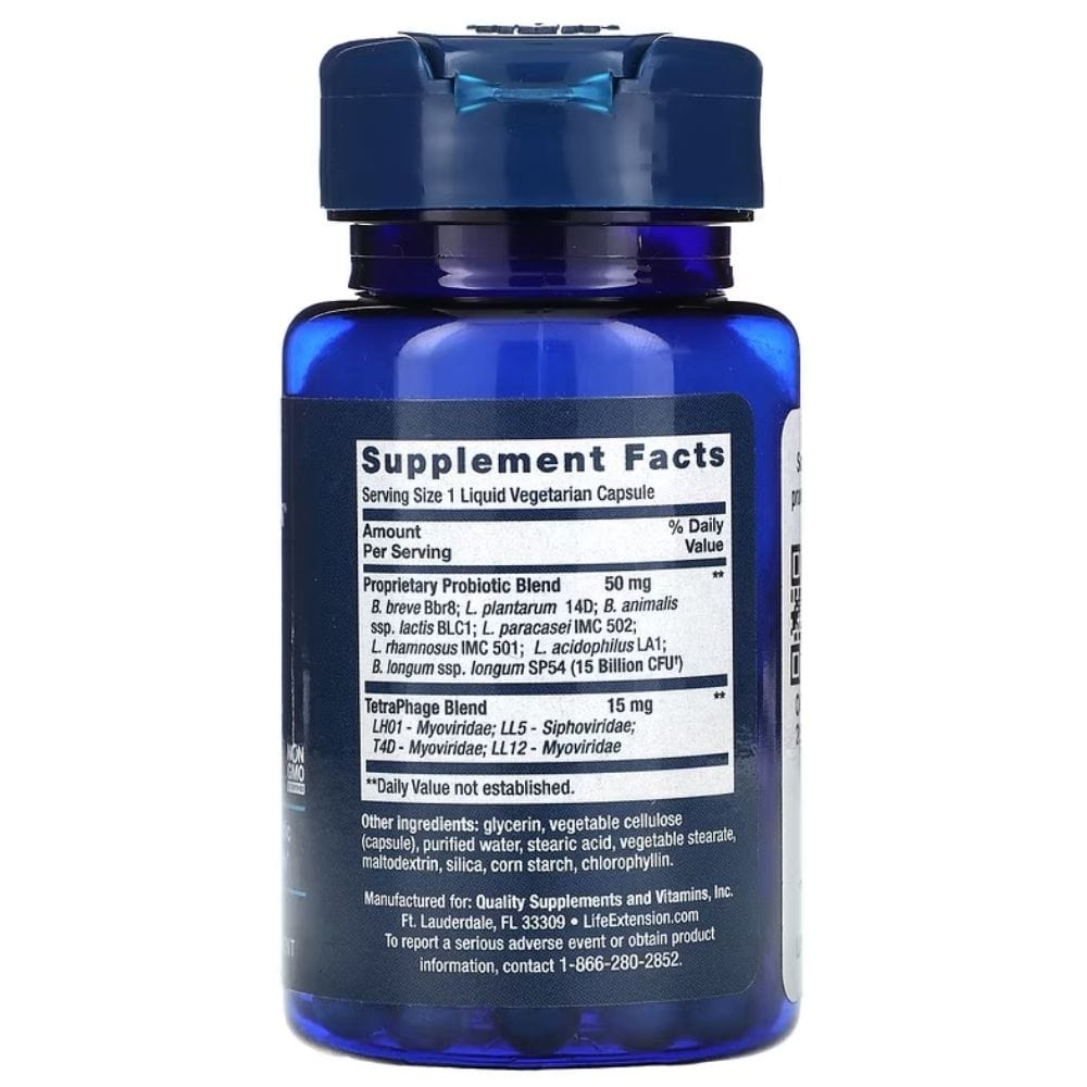Life Extension FLORASSIST® Probiotic GI with Phage Technology - 30 Capsules