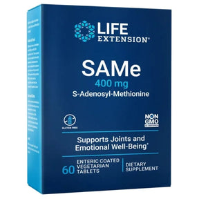 Life Extension SAMe S-Adenosyl-Methionine 400 mg - 60 Tablets