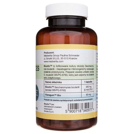 Medverita Saccharomyces boulardii Biootic™ 5 billion CFUs - 120 Capsules