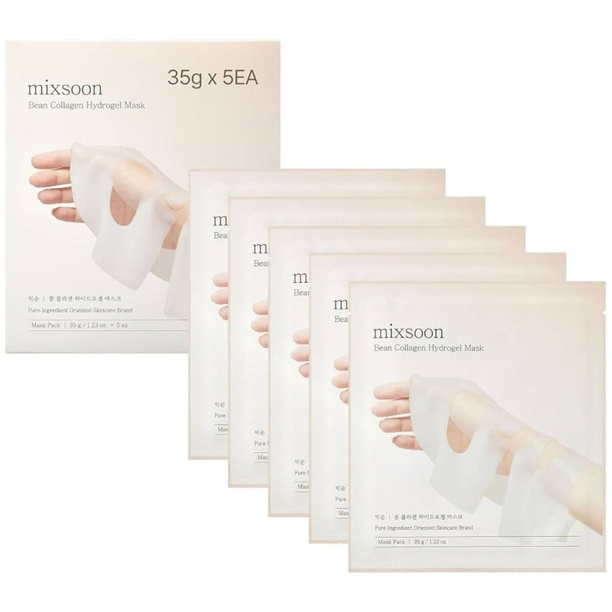 Mixsoon Bean Collagen Mask - 5 Pieces