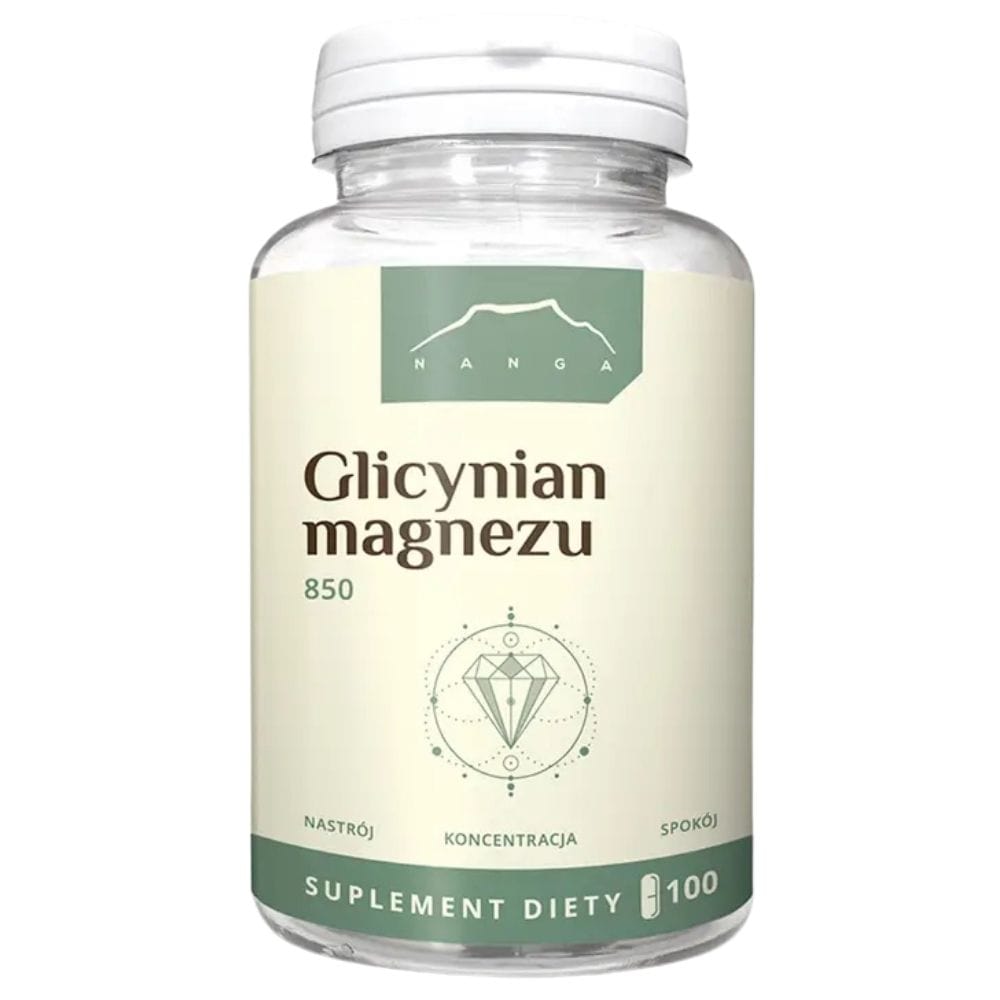 Nanga Magnesium Glycinate 850 mg - 100 Capsules