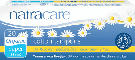 Natracare Super Tampons - 20 pieces