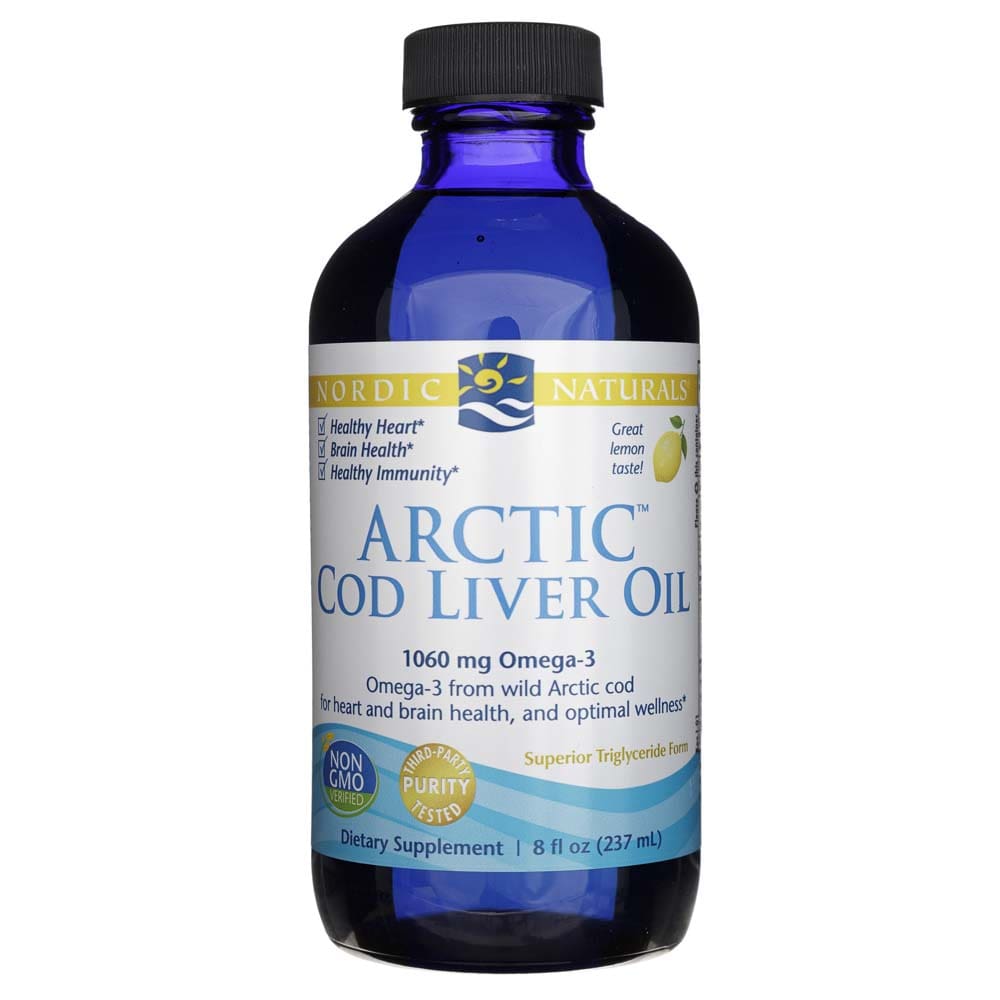 Nordic Naturals Arctic-D Cod Liver Oil, Lemon - 237 ml