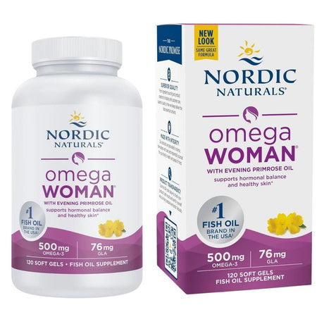 Nordic Naturals Omega Woman 500 mg – 120 Capsules