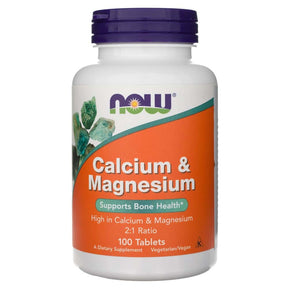 Now Foods Calcium & Magnesium - 100 Tablets
