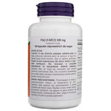 Now Foods Pau D'Arco 500 mg - 100 Veg Capsules