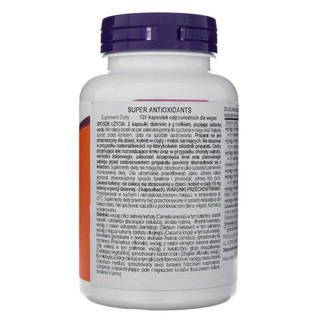 Now Foods Super Antioxidants - 120 Veg Capsules